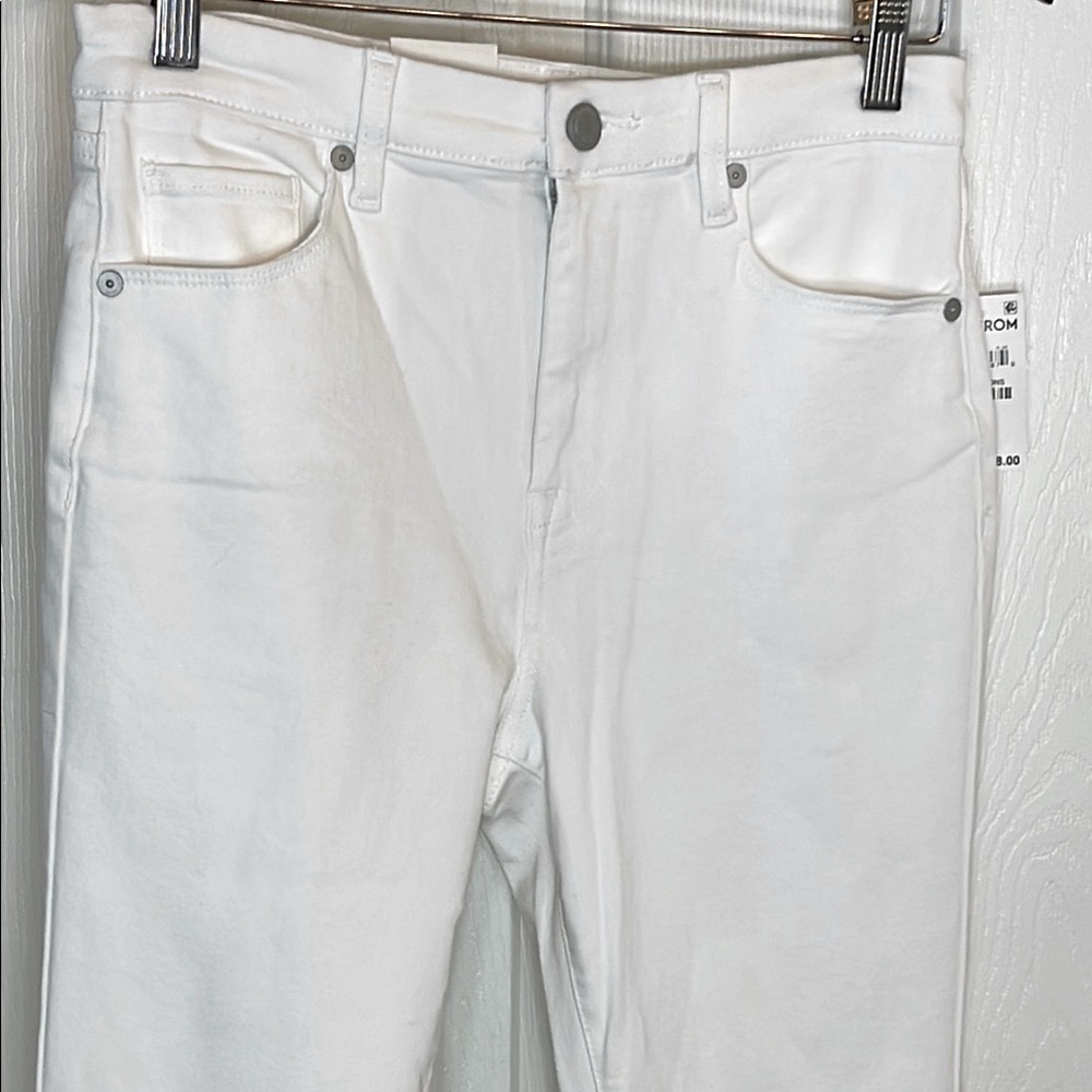 BLANKNYC The Hoyt White High-Rise Mini Flare Stretch Nordstrom Jeans Size 6 / 28 - Picture 7 of 17